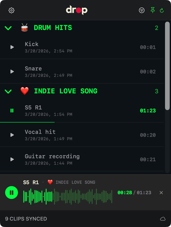 Drop on Mac
